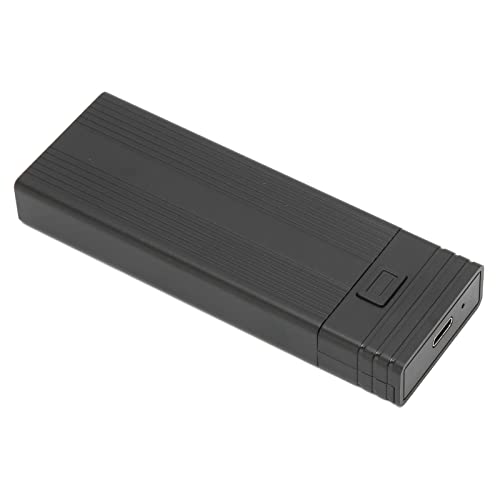 Nvme SSD Gehäuse, 4 in 1 USB3.0 M Key SSD Gehäuse Aluminiumlegierung Auto Sleep für Desktop Computer Schwarz