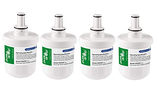 4 x al-093b Kühlschrank Wasser Filter kompatibel mit Samsung hafin1/EXP DA29–00003B DA29–00003 G DA61–00159 A-B