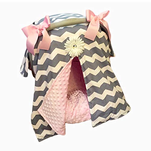 Neugeborene Babyautositz Modisch für Mädchen Und Jungen Soft Safety Baldachin Stillbezug Mehrzweckdecke