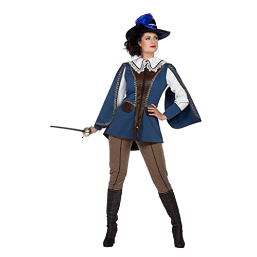 Wilbers & Wilbers - Musketier-Kostüm für Damen - zweiteiliges Outfit für Karneval Fasching - Größe 40