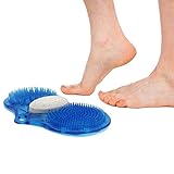 Dusch-Fußwäscher-Reiniger, Dusch-Fußmassagegerät, Bimsstein-Fußpflege for Männer und Frauen, um die Durchblutung zu verbessern, schmerzende Füße zu beruhigen, Schmerzen zu reduzieren/1249