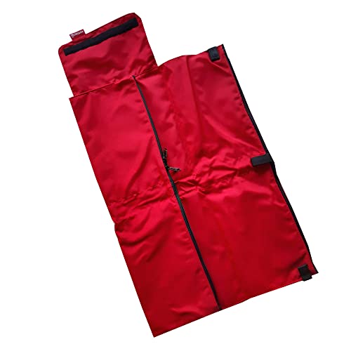 Tragbare Wickelunterlage Wickeltasche Wickelquick®/mit einer Hand bedienbar/sicher durch Abrollschutz/4 Seitentaschen/abwaschbar/rot