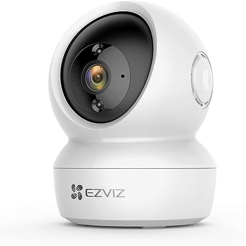 EZVIZ C6N WLAN Kamera für den Innenbereich, 2K Innenkamera, 360° Motorisiert, Überwachungskamera für Haustiere und Kinder, mit Nachtsicht, Bewegungserkennung und Zwei-Wege-Audio, C6N 3MP