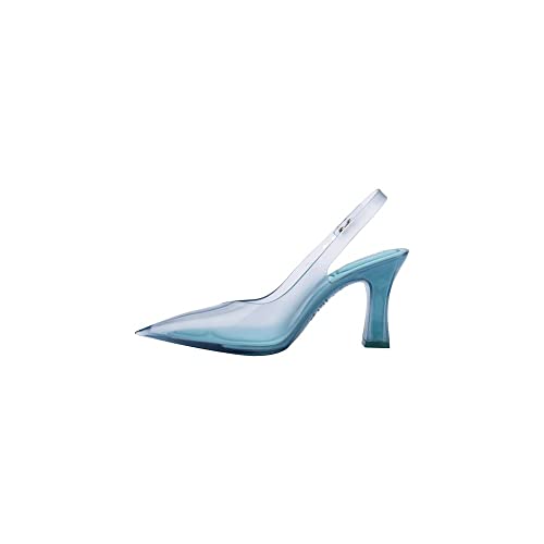 Melissa Damen Slingback Heel + Larroude Abgestanzt, blau, 41/41.5 EU Schmal