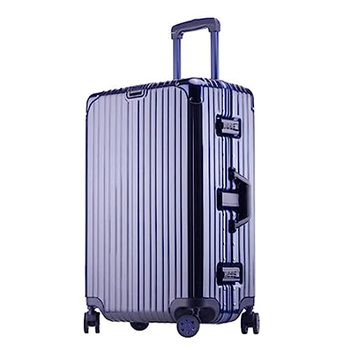 POCHY praktisch Koffer Gepäck mit drehbaren Rädern, großer Koffer, Heller Aluminiumrahmen, verschleißfestes Handgepäck leicht zu bewegen