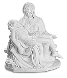 Figur "La Pieta de Michel Engel", 14/11/9 cm, Weiß