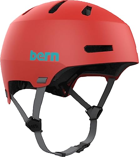 Bern Macon 2.0 H2O Helm 2023 Matte Hyper red, M