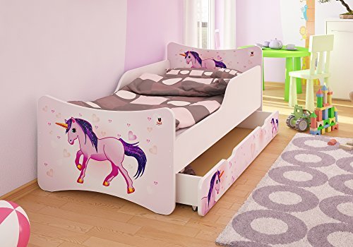 Best For Kids Kinderbett mit Schaummatratze TÜV Zertifiziert 70x140 - MIT SCHUBLADE