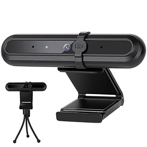 aircover Webcam 1080P mit Mikrofon, Abdeckung, 2023 Upgraded FHD USB Webcam mit Stativ, Plug and Play für Videoanrufe, Unterrichten, Streaming und Gaming