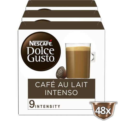 Nescafé Dolce Gusto capsules Café Au Lait Intenso - 48 koffiecups - geschikt voor 48 koppen koffie - Dolce Gusto cups