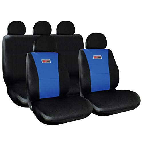 Sumex / Suministros Exteriores SA Race Sport stoelhoezenset GT Polyester Uni schwarz/blau 11-teilig