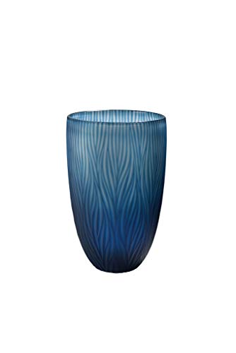 sompex Dinah Vase/Schale, Farbe:blau, Größe:18 x 28 cm