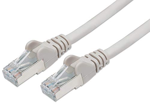 PremiumCord Netzwerkkabel, Ethernet, LAN & Patch Kabel Cat6, 1Gbit/S, FTP Schirmung, AWG 26/7, 100% Cu, Schnell flexibel und Robust RJ45 Kabel, Grau, 15m