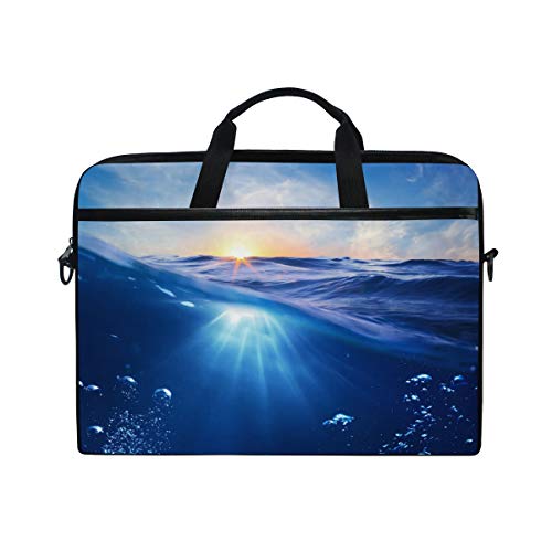 LUNLUMO Underwater World 15 Zoll Laptop und Tablet Tasche Durable Tablet Sleeve for Business/College/Women/Men