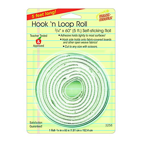 HOOK N LOOP 3/4IN X 60IN ROLL