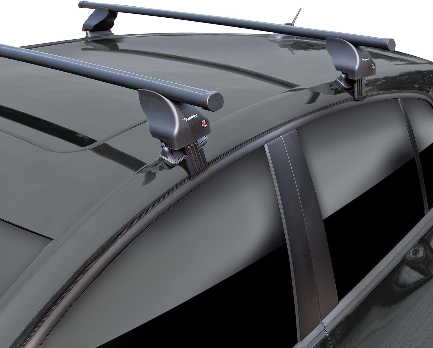 Twinny Load Dachträgersatz Stahl S32 kompatibel mit Opel Zafira B (für Fahrzeuge ohne Dachreling)