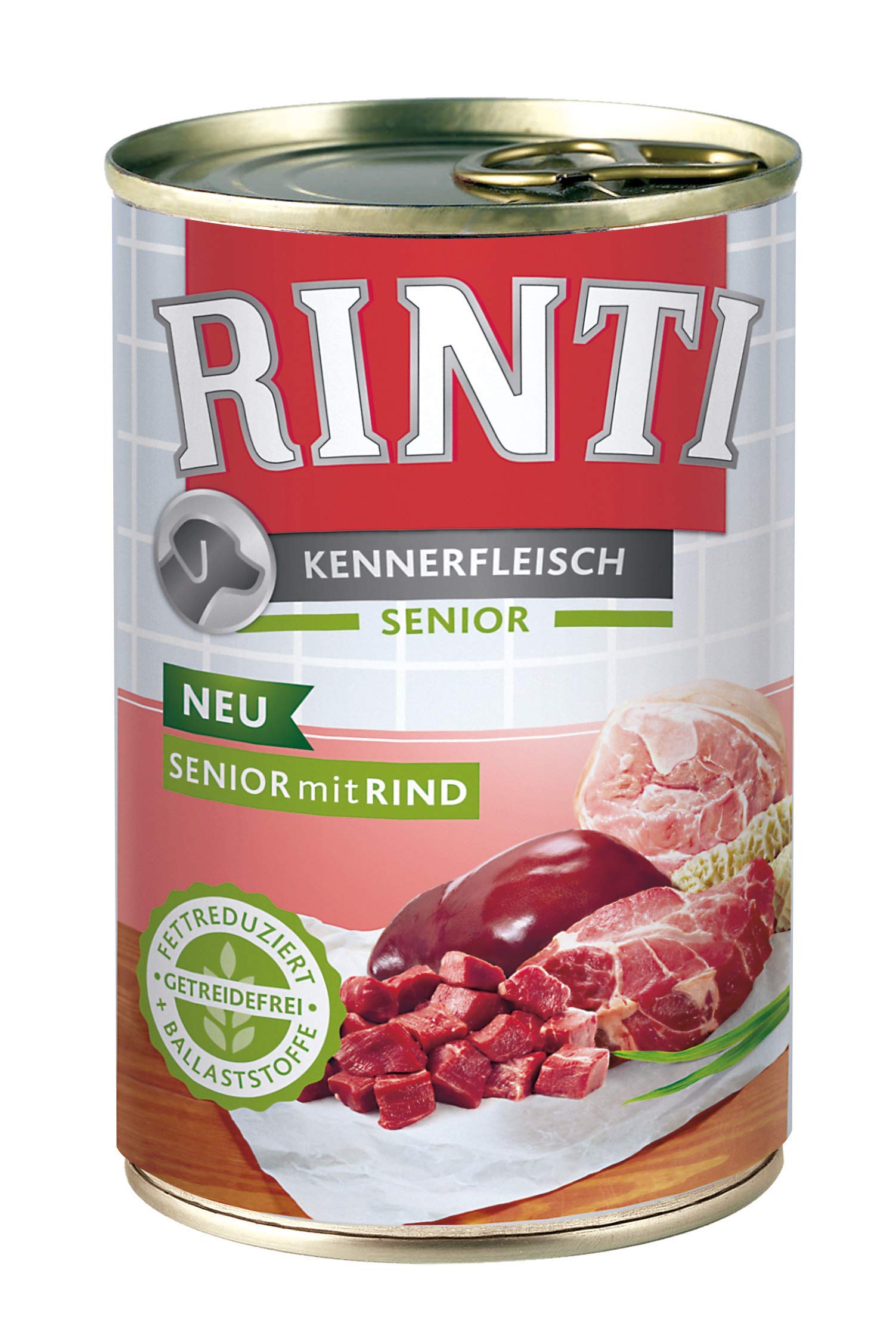 RINTI Kennerfleisch Senior Dose | Rind 12 x 400 g