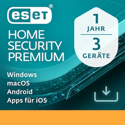 ESET ESD HOME Security Premium 3 Users 1 Year (EHSP-N1A3-VAKT-E)