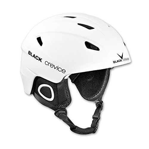 Black Crevice Unisex-Erwachsene Skihelm Kitzbühel, weiß, XL