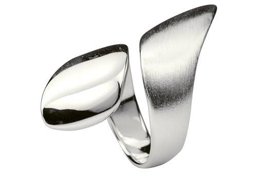 SILBERMOOS XL XXL Ringe in großen Größen Damenring Spirale Spiralring offen 925 Sterling Silber Größe 64, 66, 68, 70, Größe:70 (22.3)