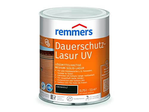 Remmers Langzeit-Lasur UV, Ebenholz 750ml
