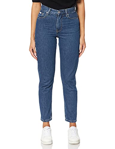 Calvin Klein Jeans Damen MOM Jeans, Denim Medium, 31W Regulär