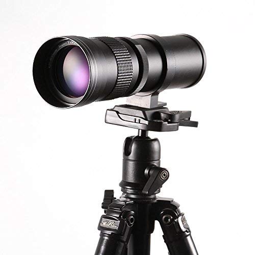 Ruili 420-800mm f/8.3-16 Super Tele Zoom Objektiv Teleobjektiv Zoomobjektiv Vario-Objektiv Lens für Sony Alpha und Minolta MA Kamera A330 A380 A500 A550 A450 A290 A390 A560 A900 A850 A700 A350 A77 A57
