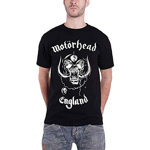 Motörhead - Motorhead England T-Shirt Black Schwarz
