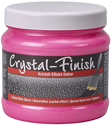 PUFAS Crystal-Finish - Kristall-Effekt-Dekor 750 ml für 4 m² für Innen lösemittelfrei (Neon Pink)