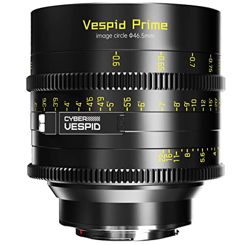 DZOFILM Cine Lens Vespid Cyber 75 T2.1 for PL/EF Mount with Data Interface (VV/FF)
