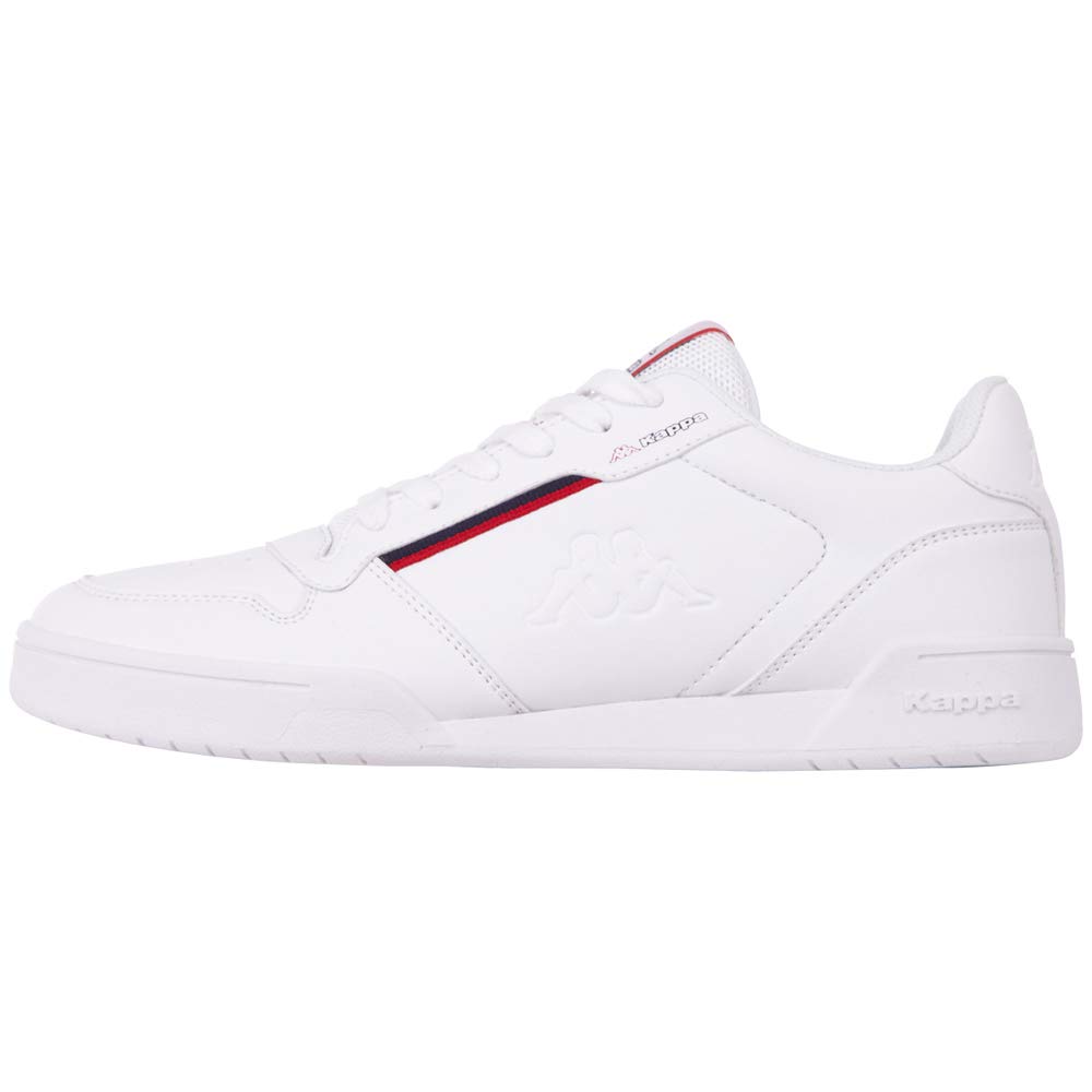 Kappa Unisex Marabu sneakers, Schwarz White Red 1020, 36 EU