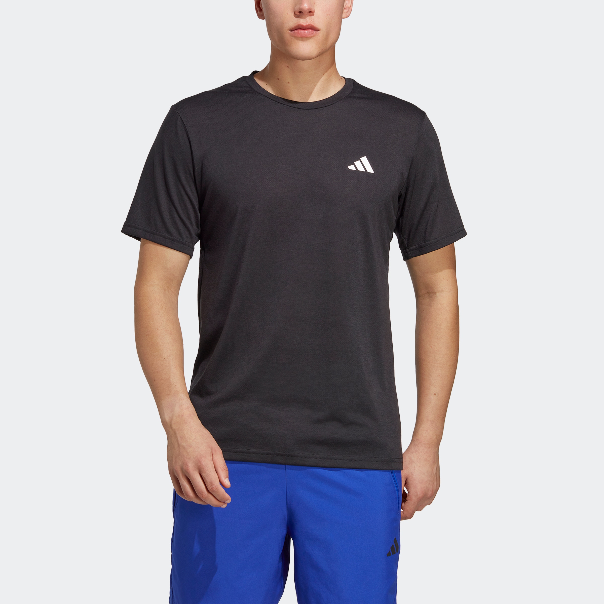adidas Herren T-Shirt (Short Sleeve) Tr-Es Comf Tee, Black/White, IC7421, S