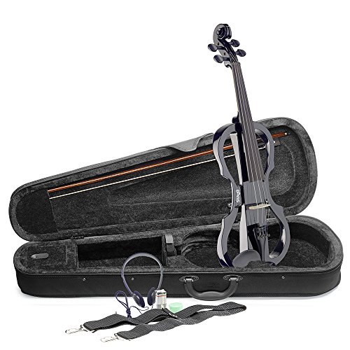 Stagg EVN X-4/4 BK Electric Violin Outfit - Schwarz