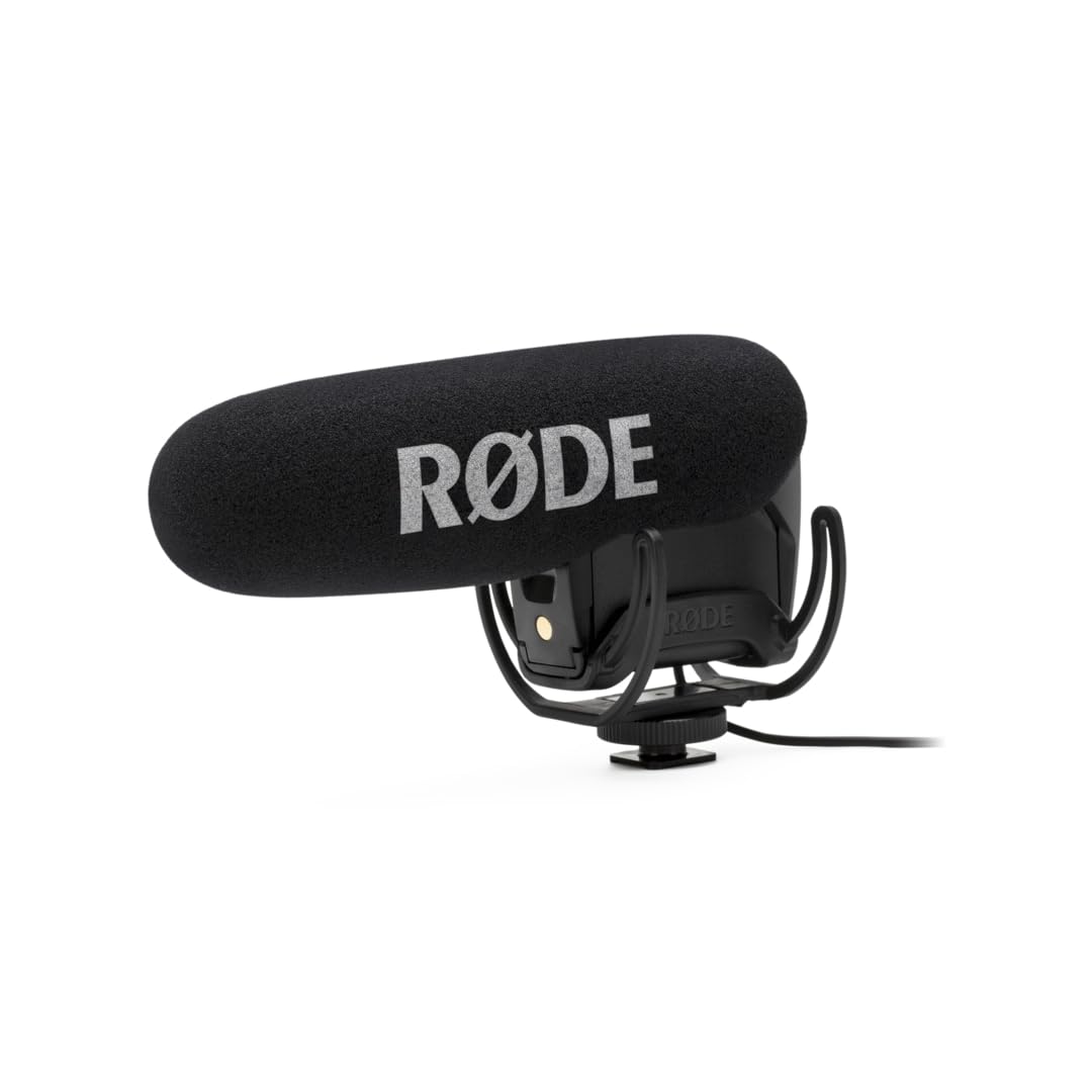 RØDE VideoMic Pro Professionelles Richtmikrofon mit Hochpassfilter und Pad für Videoaufnahmen und Content Creation (schwarz)
