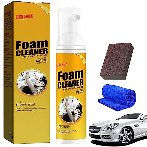 NNBWLMAEE Foam Cleaner for Car, All Around Master Foam Cleaner, Foam Cleaner All Purpose, Multifunctional Car Foam Cleaner, Car Magic Foam Cleaner, Foam Cleaner for Car and House (150ml,1pcs)