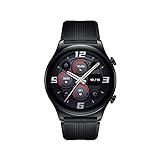 HONOR Watch GS 3, SmartWatch mit 1,43" AMOLED Touchscreen, Fitness Watch mit Herzfrequenzmesser, Schlaf- und Blutsauerstoff-Überwachung für Android, GPS, 14 Tage Akkulaufzeit, Midnight Black