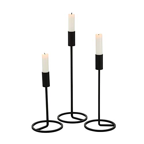 BOLTZE Kerzenleuchter »Fio« (Set, 3 Stück), aus Eisen