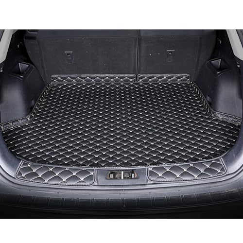Auto Leder Kofferraumwanne Schutzmatte für Mitsubishi ASX 2014-2023, rutschfest Kratzfestem Kofferraum Matten Innenmatte Styling Zubehör,A