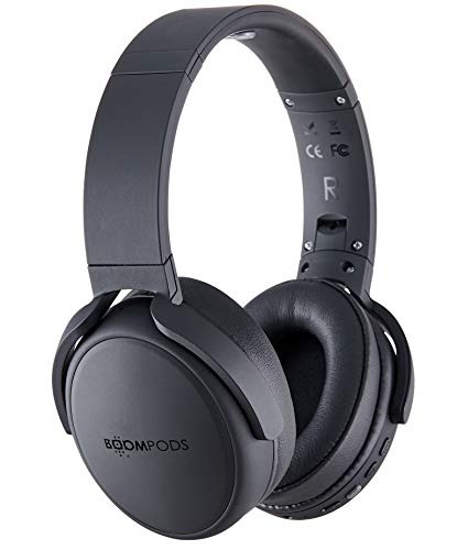 BOOMPODS Headpods Pro mit integrierten Equalizer-Einstellungen – Kopfhörer OnEar Comfort Ohrpolster, 12 Stunden Akku, tiefer Bass, kabellos