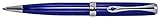 DIPLOMAT - Kugelschreiber Excellence A2 Skyline blau easyFlow - Schick und elegant - Lange Lebensdauer - Funkelndes Blau - 5 Jahre Garantie