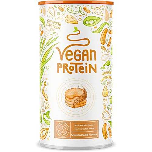 Snickerdoodle Veganes Proteinpulver – pflanzliches Protein – kalorienarmes, proteinreiches Pulver für einen vollwertigen Ernährungsshake – Alpha Foods