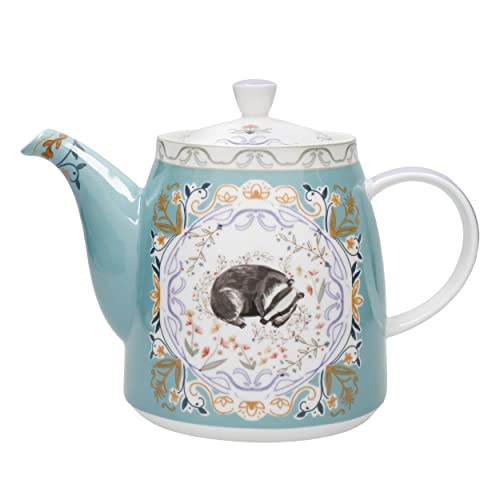 London Pottery Keramik-Filter-Teekanne, Glockenform, Dachs, 1 l, beschriftet