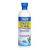 API Stress Zyme Aquarium-Reinigungslösung für Süß- und Salzwasser, 473 ml Flasche