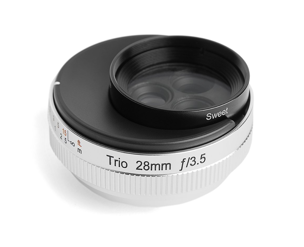 Lensbaby - Trio 28 - für Fuji X - Exklusiv für spiegellose Kameras entwickelt - Leicht und kompakt - Das ultimative Werkzeug für Kreative