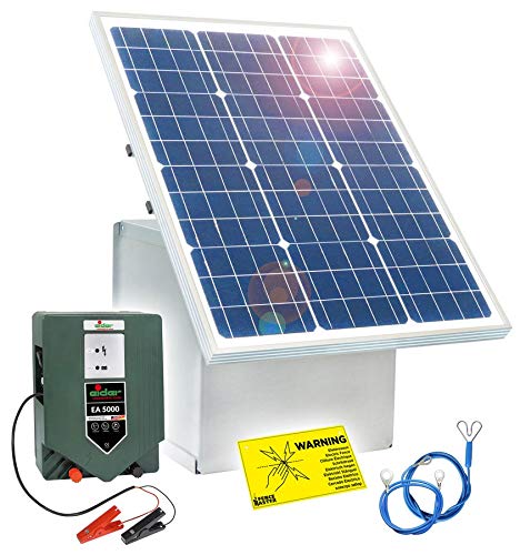 Eider 50W Solar Box & 12V Weidezaungerät EA 5000 Paket 1