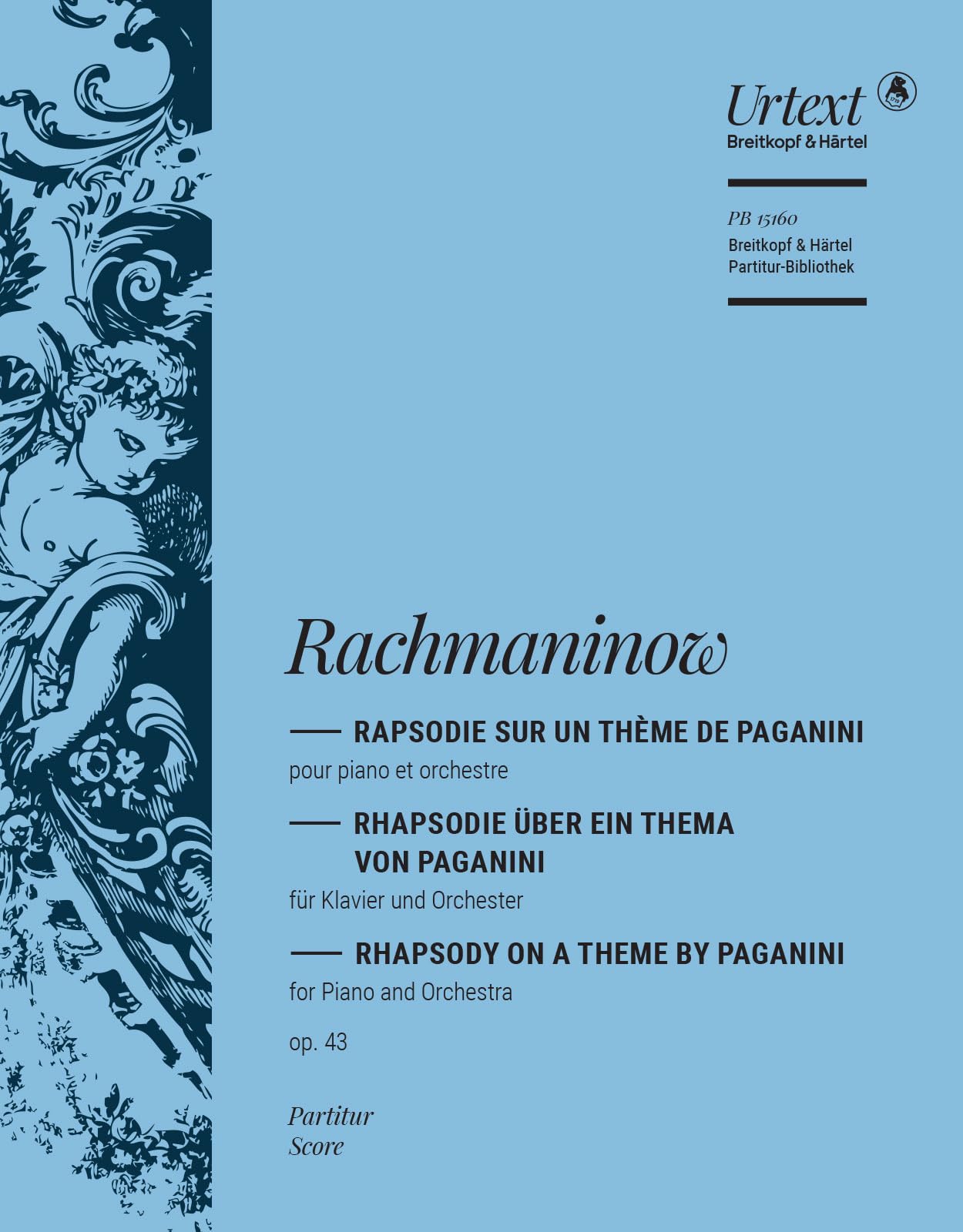 Rapsodie sur un thème de Paganini op. 43 - Partitur - Breitkopf Urtext (PB 15160)