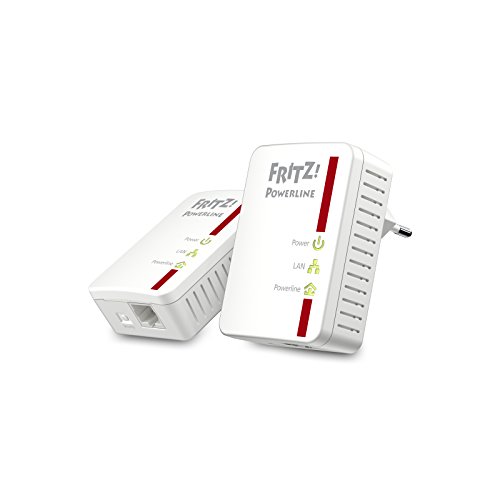 AVM Fritz Powerline 510E Set (500 Mbit/s, Fast-Ethernet-LAN, internationale Version)