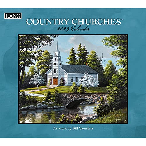 LANG Country Churches Wandkalender 2023