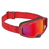 IXS Goggle Trigger Racing Red/Mirror Crimson Brille, rot, Einheitsgröße