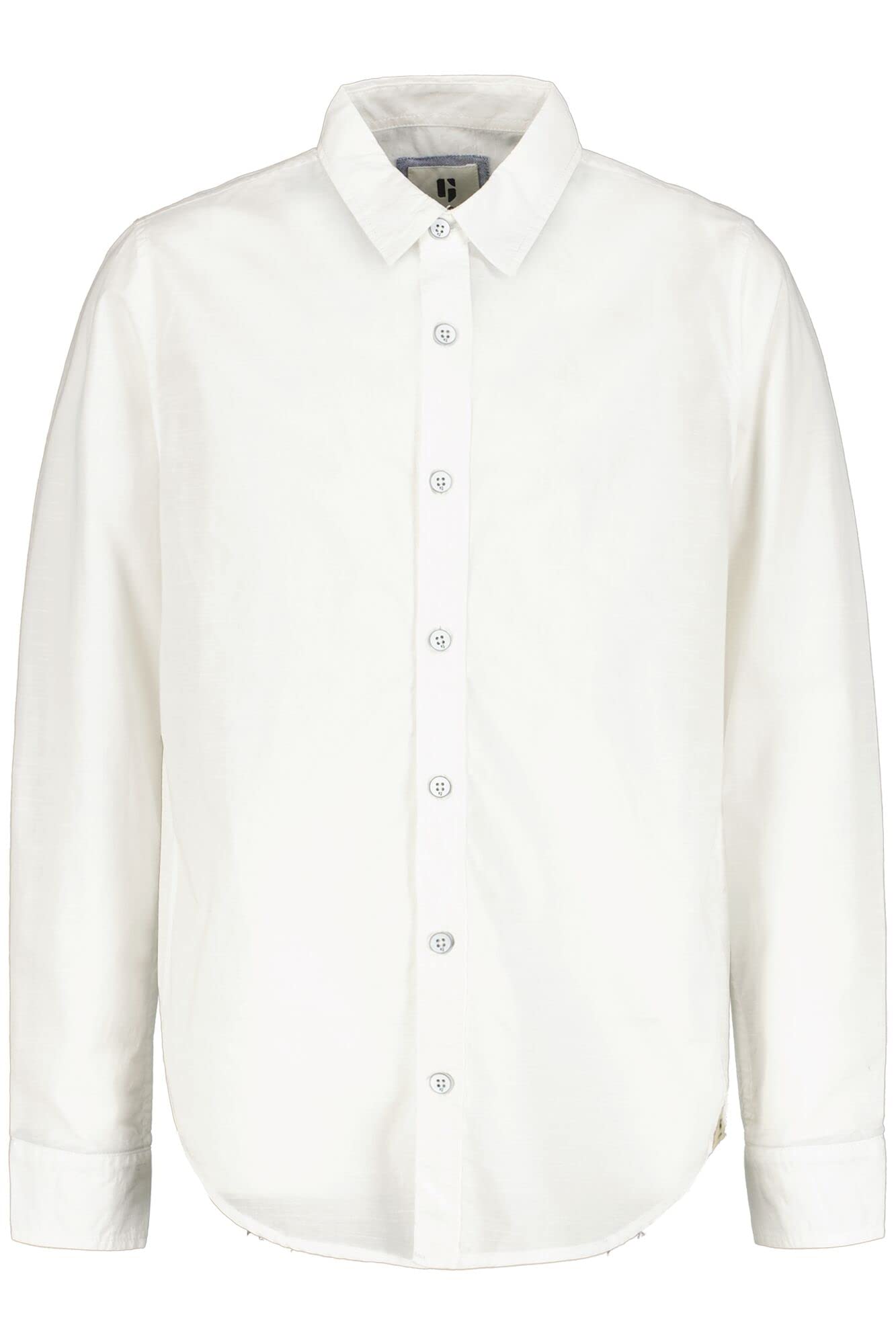 Garcia Kids Jungen Shirt Long Sleeve Hemd, Off White, 152/158